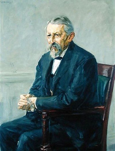 Ritratto dello zoologo Hermann Strebel da Max Liebermann